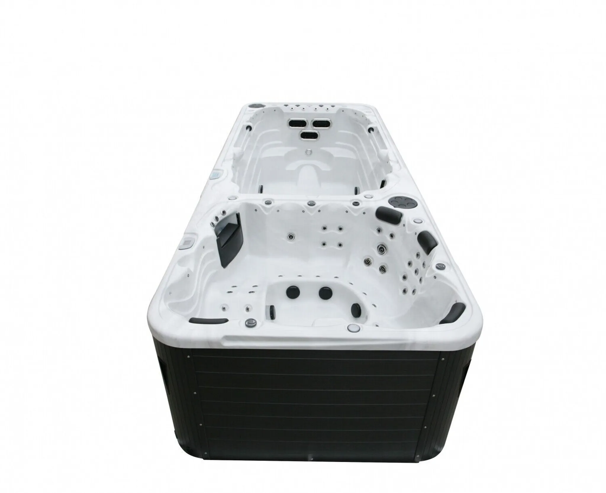 XXXL Luxus Led Swim Spa 580×230 Whirlpool+Gegenstromanlage Schwimmbecken V2 SET – Image 4
