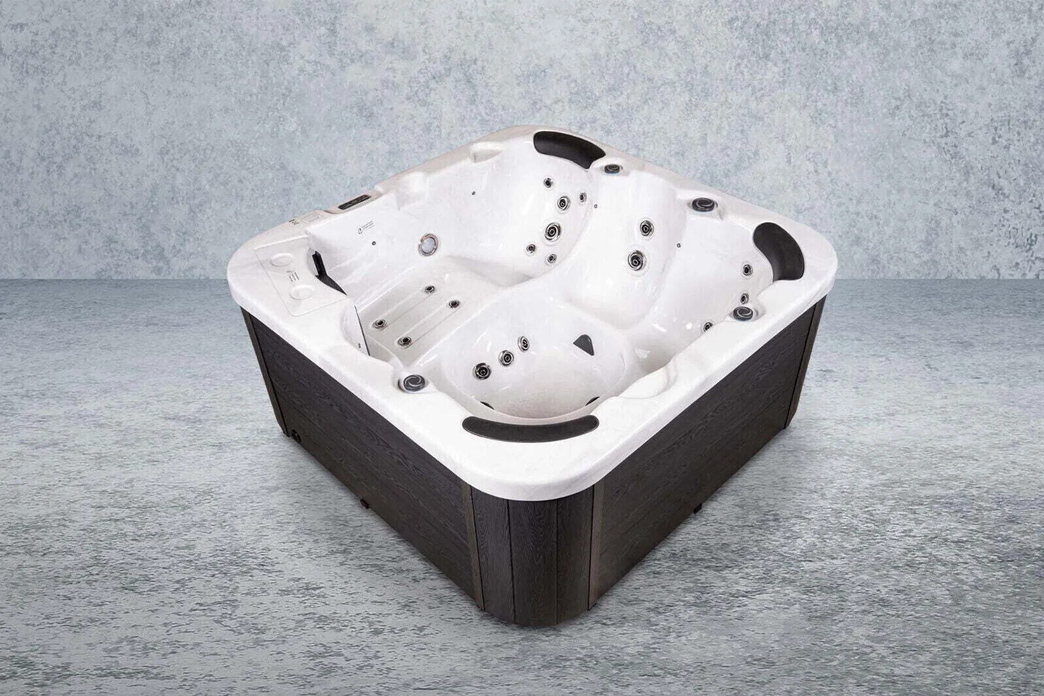 XXL Luxus SPA LED Whirlpool SET 200×200 Outdoor+Indoor Pool+Ozon+Vollausstattung+Thermoabdeckung bis zu 6 Pers. Modell 2025 – Image 4