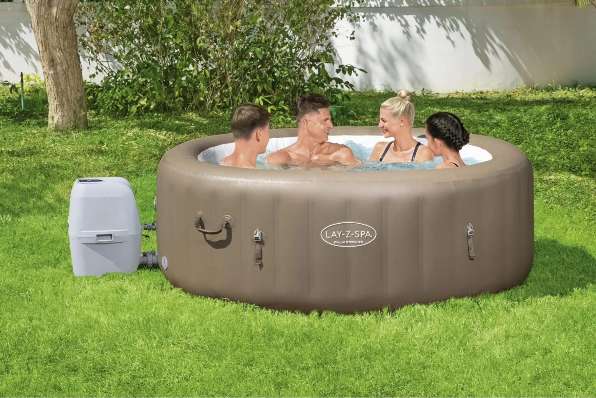 Bestway LAY-Z-SPA® Whirlpool Palm Springs AirJet™ rund, 196x71cm 60017 – Image 2