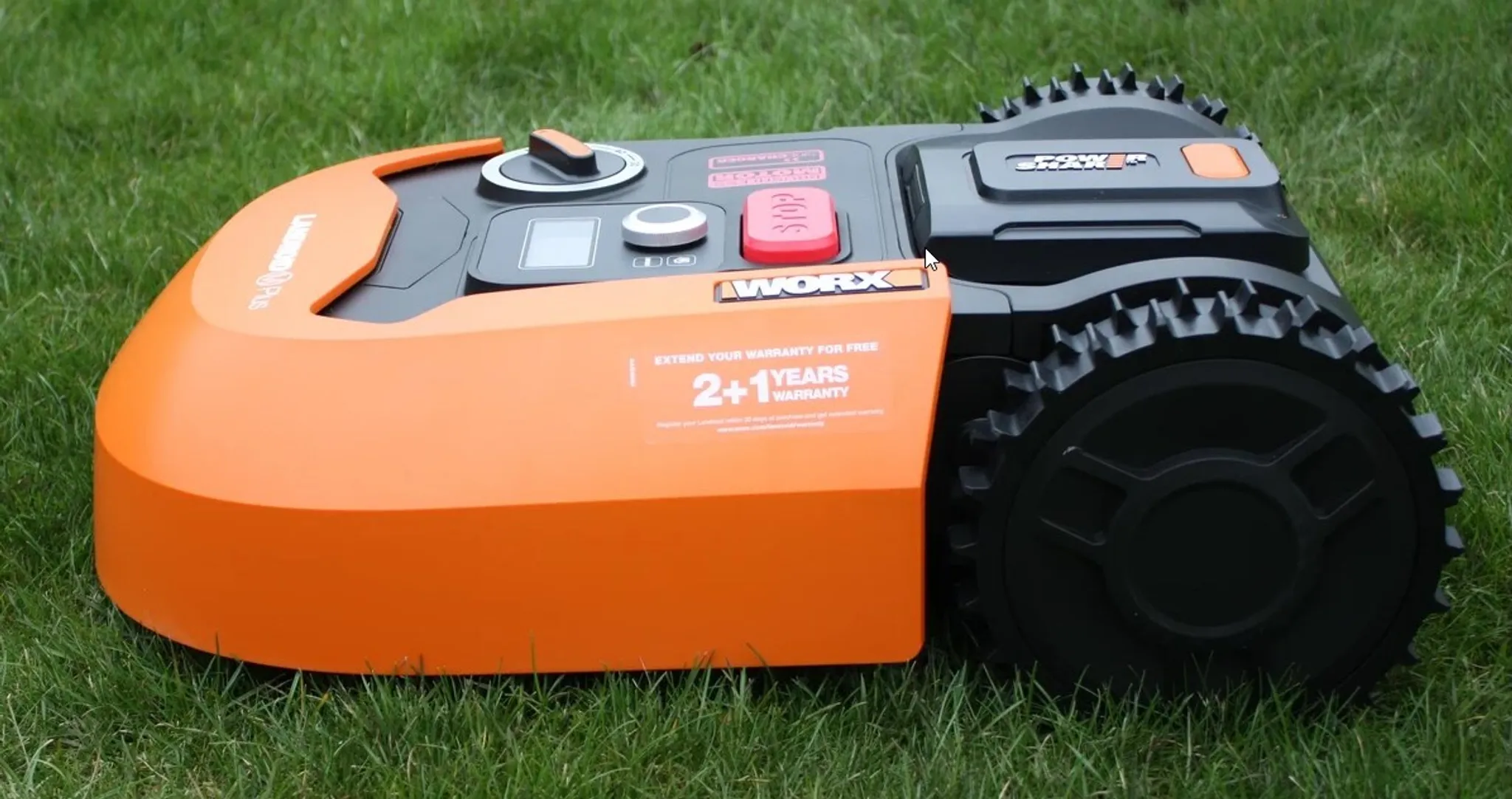WORX 20V Akku-Mähroboter Landroid M500 Plus 18cm/500 m² mit App, IPX4 WR165E, inkl. Installationsmaterial – Image 3