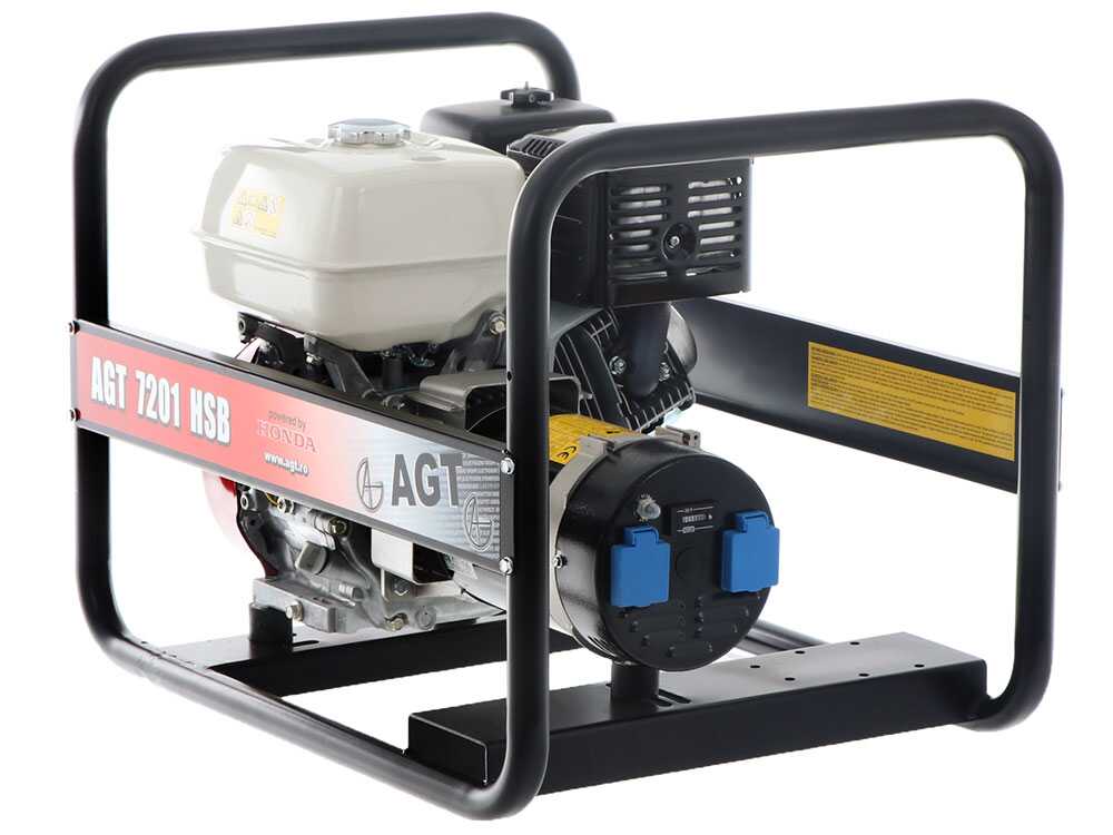 AGT 7201 HSB – Benzin-Stromerzeuger 6.1 kW – Dauerleistung 5.7 kW – 230V – Image 2