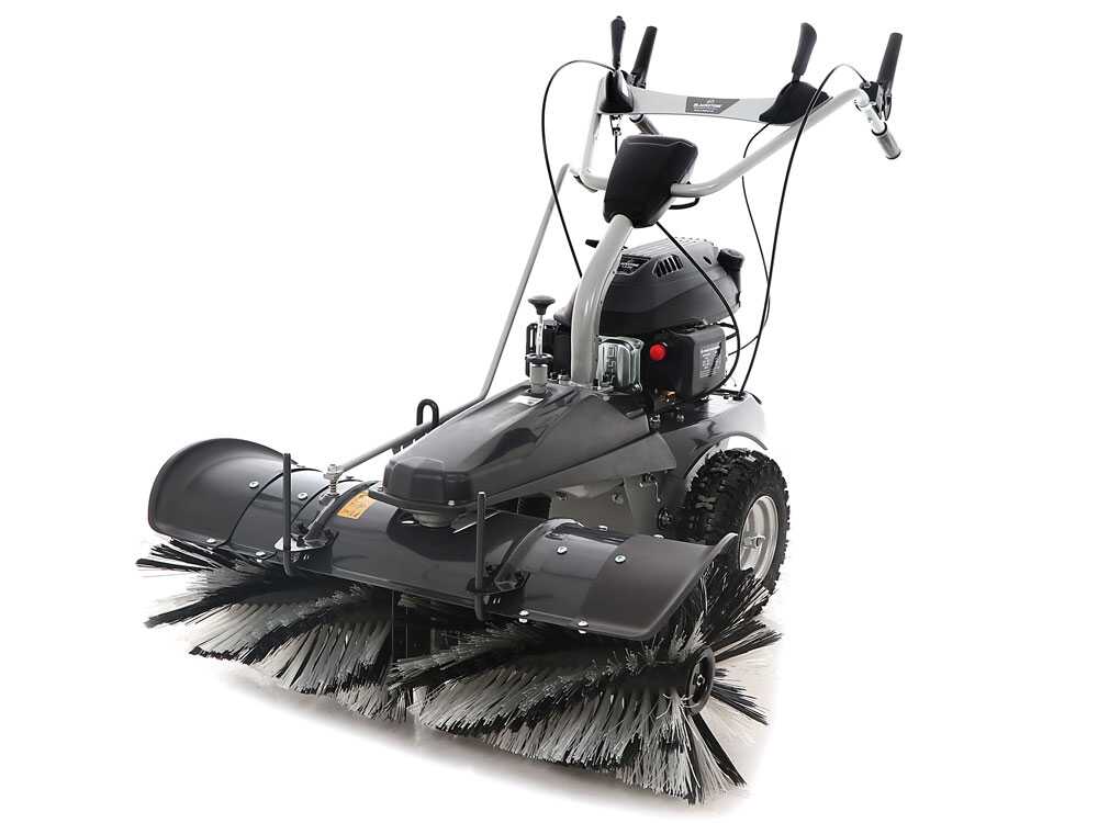 Benzin Kehrmaschine Blackstone GS100V-C – Arbeitsbreite 100 cm – mit Fangkorb