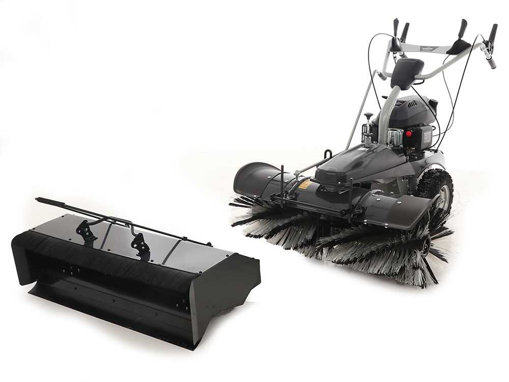 Benzin Kehrmaschine Blackstone GS100V-C – Arbeitsbreite 100 cm – mit Fangkorb – Image 3