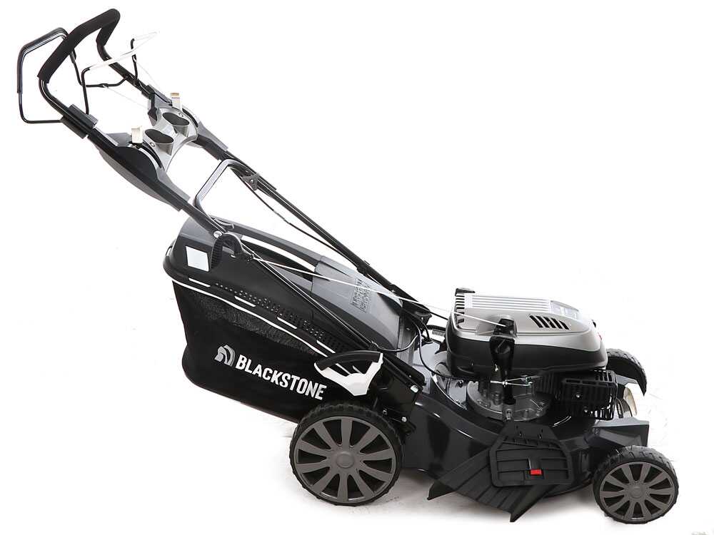 Benzinrasenmäher mit Radantrieb Blackstone SP530 Deluxe. Auffangen, Mulchen, Seitenauswurf, Heckauswurf – Image 2