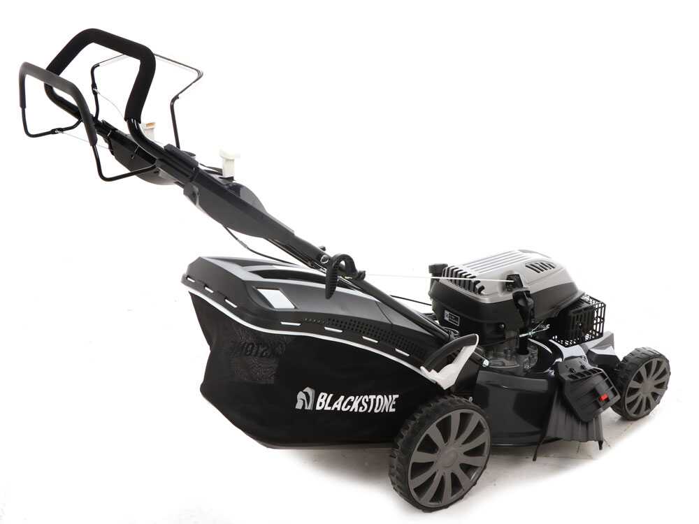 Benzinrasenmäher mit Radantrieb Blackstone SP530 Deluxe. Auffangen, Mulchen, Seitenauswurf, Heckauswurf – Image 3