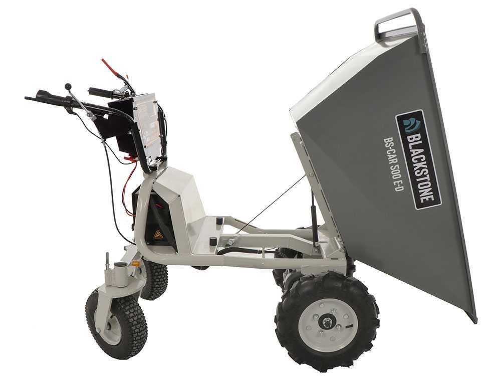 BlackStone BS-CAR 500 E-D – Akku-Schubkarre – Batterie 48V/25Ah – Image 3