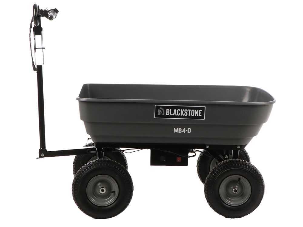 BlackStone WB4-D – Akku-Schubkarre – mit Rädern – 24V/12Ah Akku – Image 3