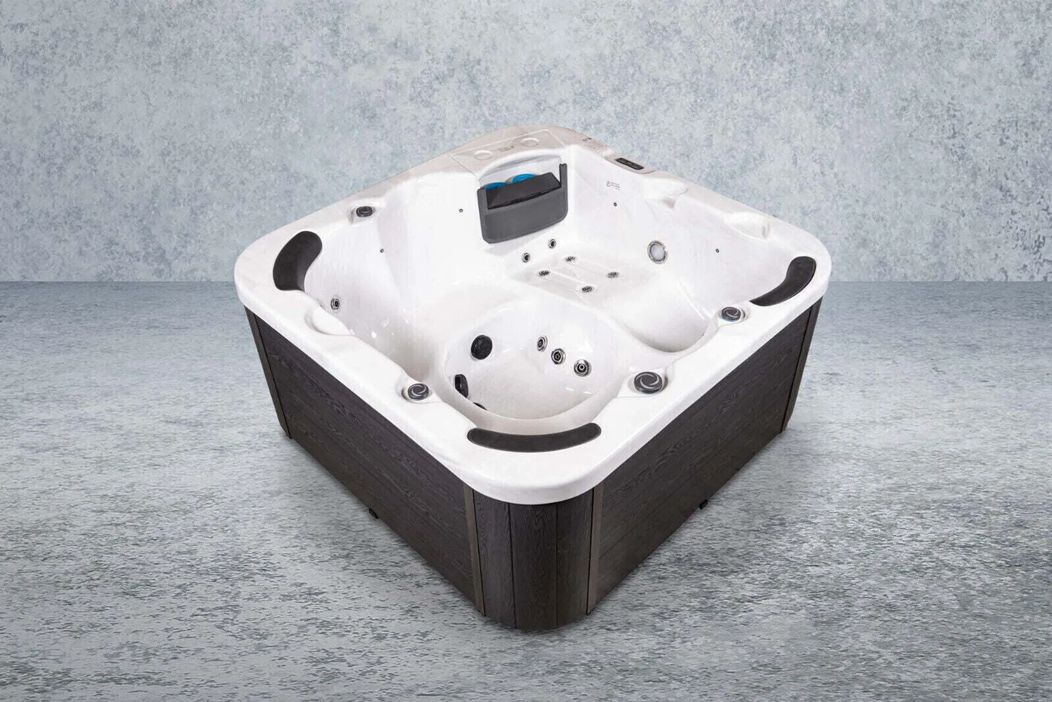 XXL Luxus SPA LED Whirlpool SET 200×200 Outdoor+Indoor Pool+Ozon+Vollausstattung+Thermoabdeckung bis zu 6 Pers. Modell 2025 – Image 2