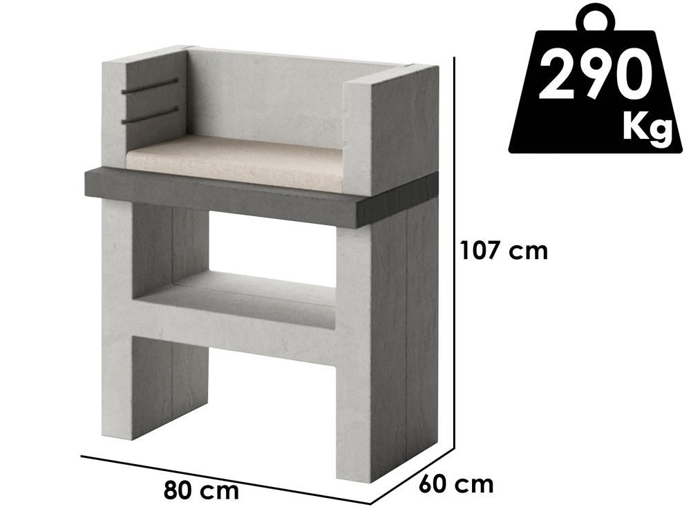 Edilmark Funny – Grillkamin für Holzkohle